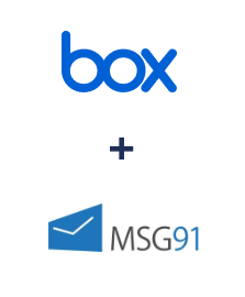 Integração de Box e MSG91