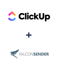 Integração de ClickUp e FalconSender