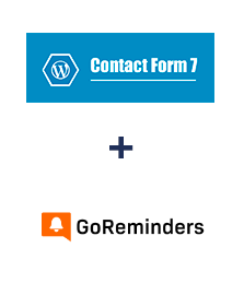 Integração de Contact Form 7 e GoReminders