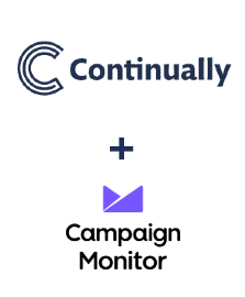 Integração de Continually e Campaign Monitor