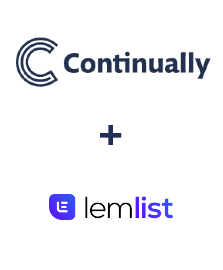 Integração de Continually e Lemlist