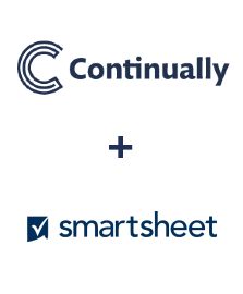 Integração de Continually e Smartsheet