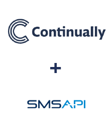 Integração de Continually e SMSAPI