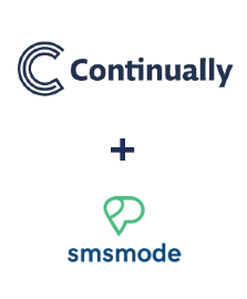 Integração de Continually e Smsmode