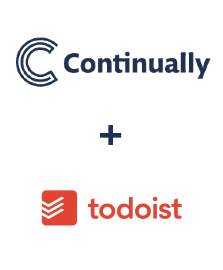 Integração de Continually e Todoist