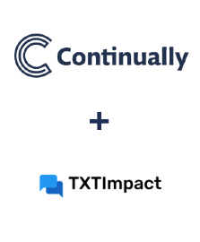 Integração de Continually e TXTImpact