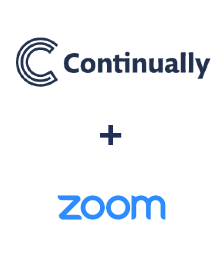 Integração de Continually e Zoom