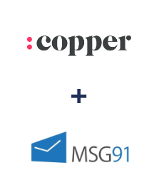 Integração de Copper e MSG91