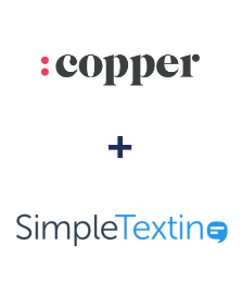 Integração de Copper e SimpleTexting