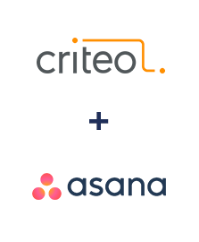 Integração de Criteo e Asana