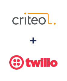 Integração de Criteo e Twilio