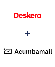 Integração de Deskera CRM e Acumbamail