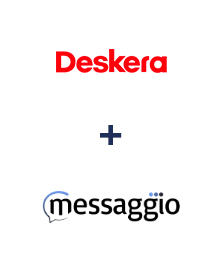 Integração de Deskera CRM e Messaggio