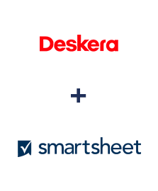 Integração de Deskera CRM e Smartsheet