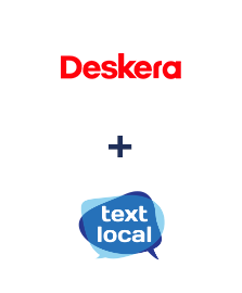 Integração de Deskera CRM e Textlocal