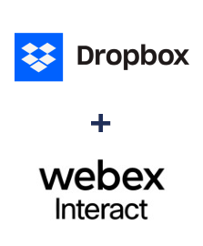 Integração de Dropbox e Webex Interact