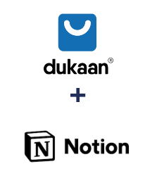 Integração de Dukaan e Notion