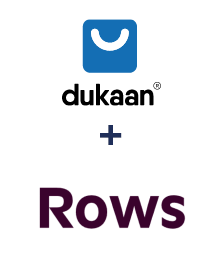 Integração de Dukaan e Rows