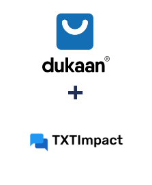 Integração de Dukaan e TXTImpact