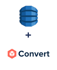 Integração de Amazon DynamoDB e ConvesioConvert