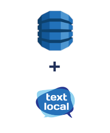 Integração de Amazon DynamoDB e Textlocal