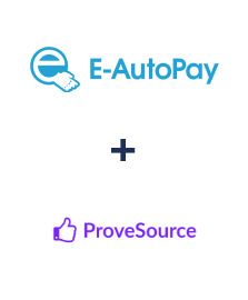 Integração de E-Autopay e ProveSource Integração de E-Autopay e ProveSource
