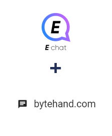 Integração de E-chat e BYTEHAND Integração de E-chat e BYTEHAND