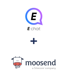 Integração de E-chat e Moosend