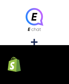 Integração de E-chat e Shopify