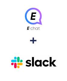 Integração de E-chat e Slack