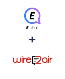 Integração de E-chat e Wire2Air