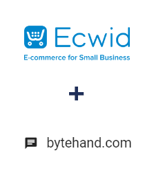 Integração de Ecwid e BYTEHAND Integração de Ecwid e BYTEHAND