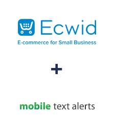 Integração de Ecwid e Mobile Text Alerts