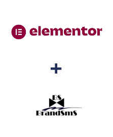 Integração de Elementor e BrandSMS 