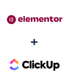 Integração de Elementor e ClickUp