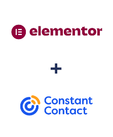 Integração de Elementor e Constant Contact