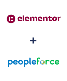 Integração de Elementor e PeopleForce