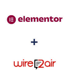 Integração de Elementor e Wire2Air