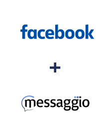 Integração de Facebook e Messaggio