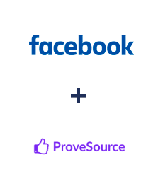 Integração de Facebook e ProveSource