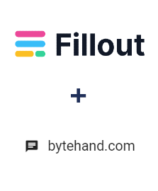 Integração de Fillout e BYTEHAND Integração de Fillout e BYTEHAND