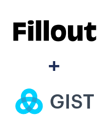 Integração de Fillout e Gist