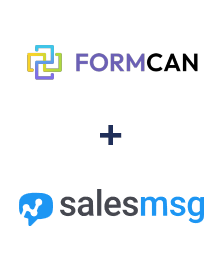 Integração de FormCan e Salesmsg
