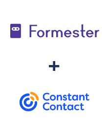 Integração de Formester e Constant Contact