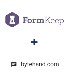 Integração de FormKeep e BYTEHAND Integração de FormKeep e BYTEHAND