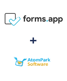 Integração de forms.app e AtomPark