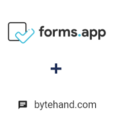 Integração de forms.app e BYTEHAND Integração de forms.app e BYTEHAND