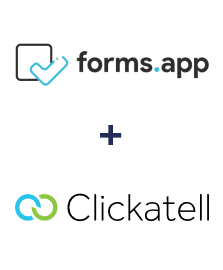 Integração de forms.app e Clickatell