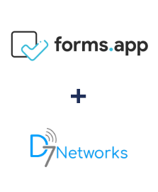 Integração de forms.app e D7 Networks