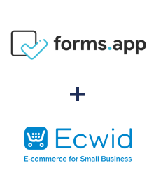 Integração de forms.app e Ecwid